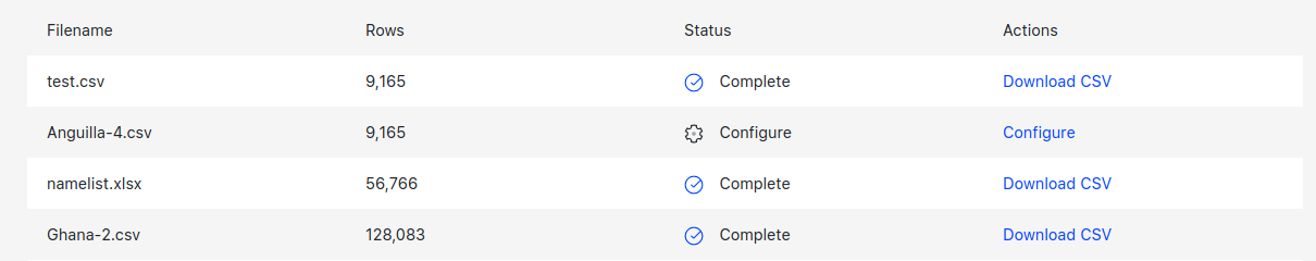 screenshot of a compelte upload